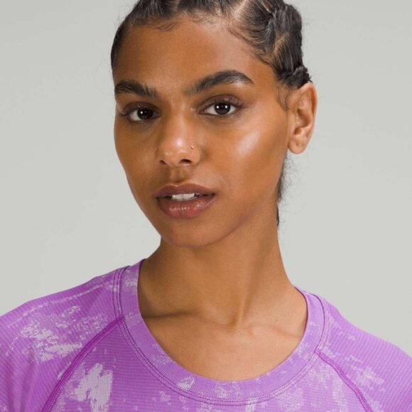 Lululemon Swiftly Tech Long Sleeve Shirt 2.0 *Race Length Shadow Bloom Moonlit - Picture 5 of 10